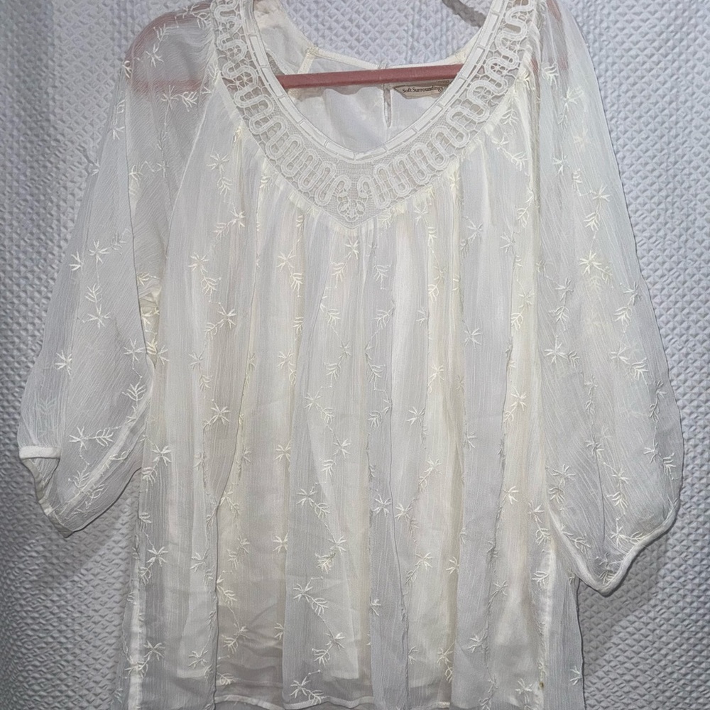 Soft Surroundings Top Blouse